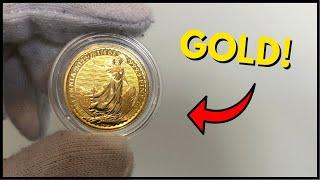 UN-BOXING 1/4 OUNCE GOLD BRITANNIA!