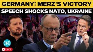 Germany LIVE: Election Winner Friedrich Merz's Victory Speech Shocks USA, NATO, Ukraine | Russia War