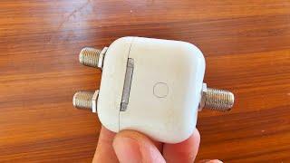 How to make a very powerful antenna using a Bluetooth headphone charger