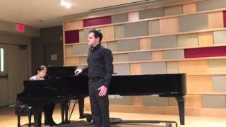 John Castillo sings "Someone to fall back on" by Jason Robert Brown