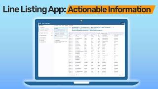 The DHIS2 Line Listing App: Actionable insights from Event & Tracker data