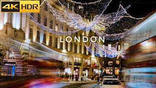 World's Biggest Christmas Lights-on 2024 | Central London Christmas Lights [4K HDR]