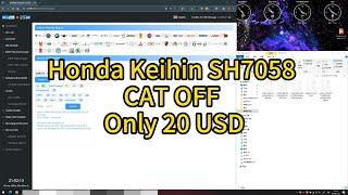 honda Keihin P0420 CAT OFF DTC OFF Remove software