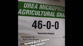 How to turn Urea 46-0-0  from quick release to a slow release fertilizer