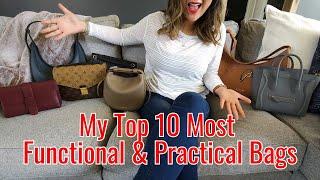 Top 10 Most Functional & Practical Bags | Designer & Mid-Range Ft. Celine, LV, Senreve, Beracamy