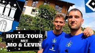 HOTEL-TOUR MIT MO UND LEVIN | Inside HSV | Trainingslager Bramberg