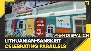 India: Sanskrit and Lithuanian words adorn the school wall in Delhi | WION Dispatch