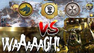 3vs3 Showdown Space Marines and Land Speeder Strike Force vs Ork Horde – Dawn of War III