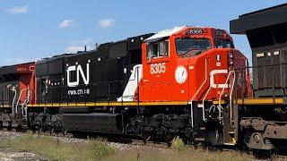 CN 397 with CN 8305 Trailing 2nd! Paris Ontario Canada September 21, 2024