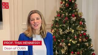 A Christmas Message from Prof. Thia Hennessy, Dean of CUBS