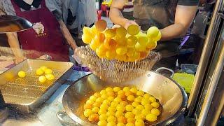 Taiwanese Street Food, $1!, Queue Required Sweet Potato Balls