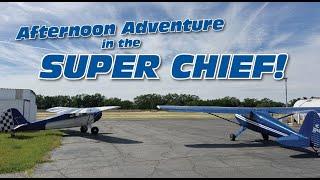 Luscombe, Parachutes & Beer! #aeronca #superchief #sunsetflying