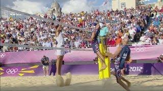 Men's Beach Volleyball Round of 16 - ITA v USA | London 2012 Olympics