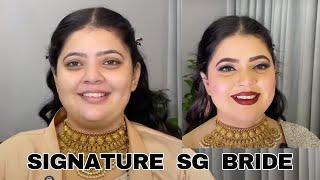 Step by step SIGNATURE SG BRIDE #youtube MAKEUP TUTORIAL by @Sakshi Gupta Makeup Studio & Academy ||