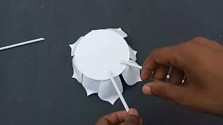 paper flower wall hanging easy / wall hanging / WALL CRAFTS  (ACG CREATIVE )