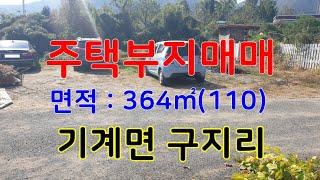 256. 구지리 주택부지매매 기계면 집터매매 포항 대지매매 기계면 구지리 나대지 매매 동네안 평지 포항부동산 기계부동산