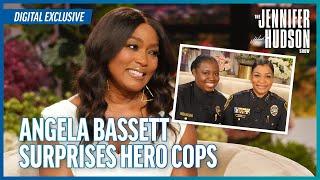 Angela Bassett Surprises Police Officer Superfans at ‘The Jennifer Hudson Show’ (Digital Exclusive)