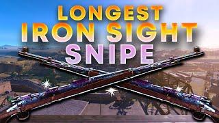 How Long Can You Snipe with Iron Sights? #shorts