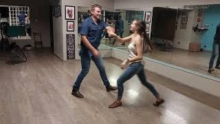 Divan and Danè dancing Country Swing #dance #country #fun