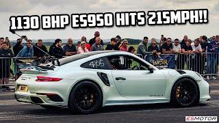 1130BHP SAVAGE 991 GOES 215MPH!! #porsche #esmotoruk #911turbos