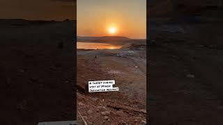 Sunset view at Earthen Dam | Minor irrigation project