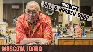  1960's Era Bill's Barbershop in Moscow, Idaho | HairCut Harry Barber Shop Experience