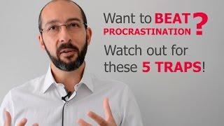 How to stop procrastination and achieve your goals | Watch out for these 5 traps!