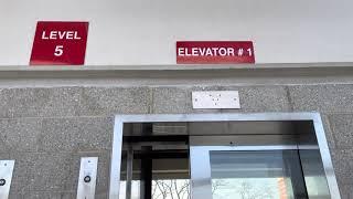 ThyssenKrupp Synergy MRL Elevators at North White Plains Station Parking Garage in White Plains, NY