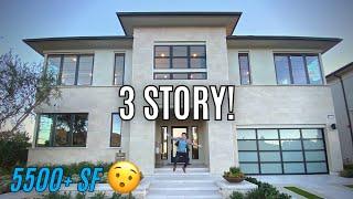 Touring a 3 Story New Construction Modern Home in Porter Ranch | Pat Tang's Property Tour