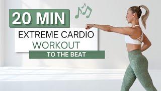 20 min NO REPEATS CARDIO HIIT WORKOUT | High Intensity | Move to The Beat  | Modifications Provided