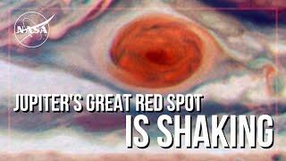 Jupiter’s Great Red Spot Is Shaking