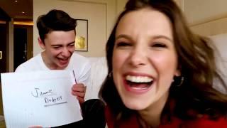 Millie Bobby Brown BFF challenge!  STRANGER THINGS