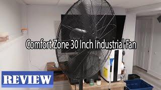 Comfort Zone 30 Inch Industrial Fan Review - Watch before you buy!