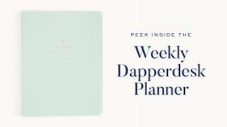 Peek Inside the 2024-2025 Weekly Dapperdesk Planner | Simplified® by Emily Ley