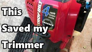 Get a 4 Cycle String Trimmer to START & RUN BETTER with this Easy 5 MIN Replacement Part!