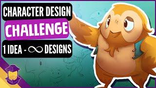 Character Design Challenge || Inspire Multiple Designs from One Idea!