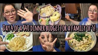 Extreme Grocery Budget | $40 for a family of 5 | Dinner Number Four!