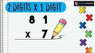 Multiplication of 2 digit number by 1 digit number