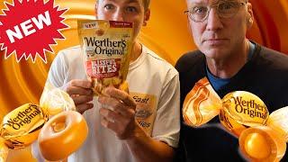 WERTHERS CRUNCHY MALT CARAMELS?!!?  New Crunchy Malt Covered Caramels! TASTE AND REVIEW! Part 3!