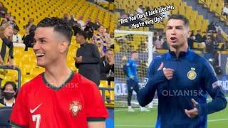 Ronaldo Says to his Lookalike “You Don’t Look Like Me, You're Very Ugly”