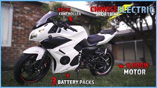 the CHINESE ELECTRIC SPORTBIKE is FINISHED! (Installing ALL UPGRADES)