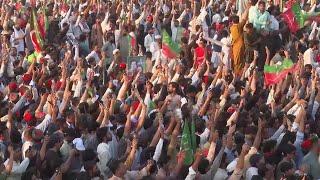 Thousands of supporters of Pakistan’s imprisoned ex-PM Imran Khan rally in Islamabad area