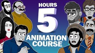 5 Hours Animation Course for Beginner in Hindi/Urdu | Adobe Animate Course 2024