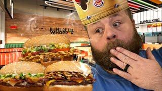 Ranch Man Reviews! Burger Kings NEW Whoppers!