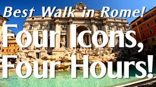 Guide to Best Walking Tour, Rome: Four Icons in 4 Hours! #italy #travel #vlog #tour