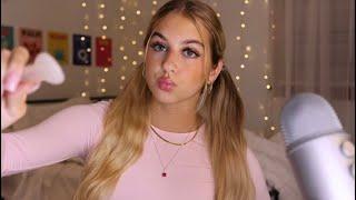 ASMR Baby Pink Triggers  Tapping, Scratching, Personal Attention, Whispering