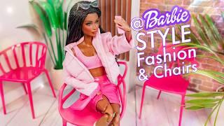 Let’s Try on @BarbieStyle Fashion Packs & Check Out Barbie X Kartell Chairs