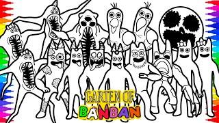 Garten Of BANBAN 8 Coloring Page | How to Color the BANBAN FAMILY