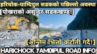 [427] POKHARA// HARICHOCK YAMDIPUL ROAD INFORMATION[ अन्तिम भित्तो कटौति गर्दै!]पोखराको असुन्दर सडक!