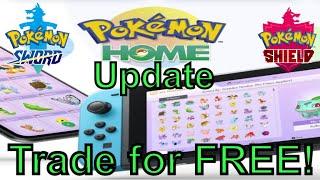 Trade for free with Pokemon Home free features!!! |Trade without a Membership | Release Date!